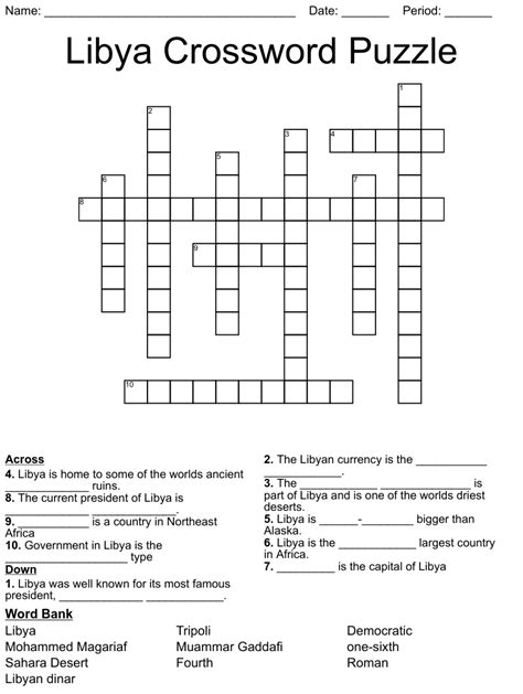 Crossword Clue. . Libyan gulf crossword clue